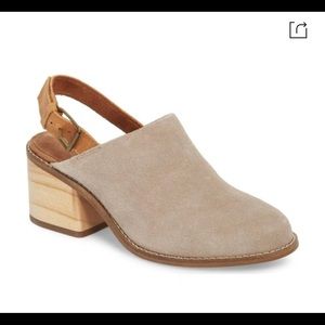 NWOT Tom’s Leila Slingback Mule shoes size 6